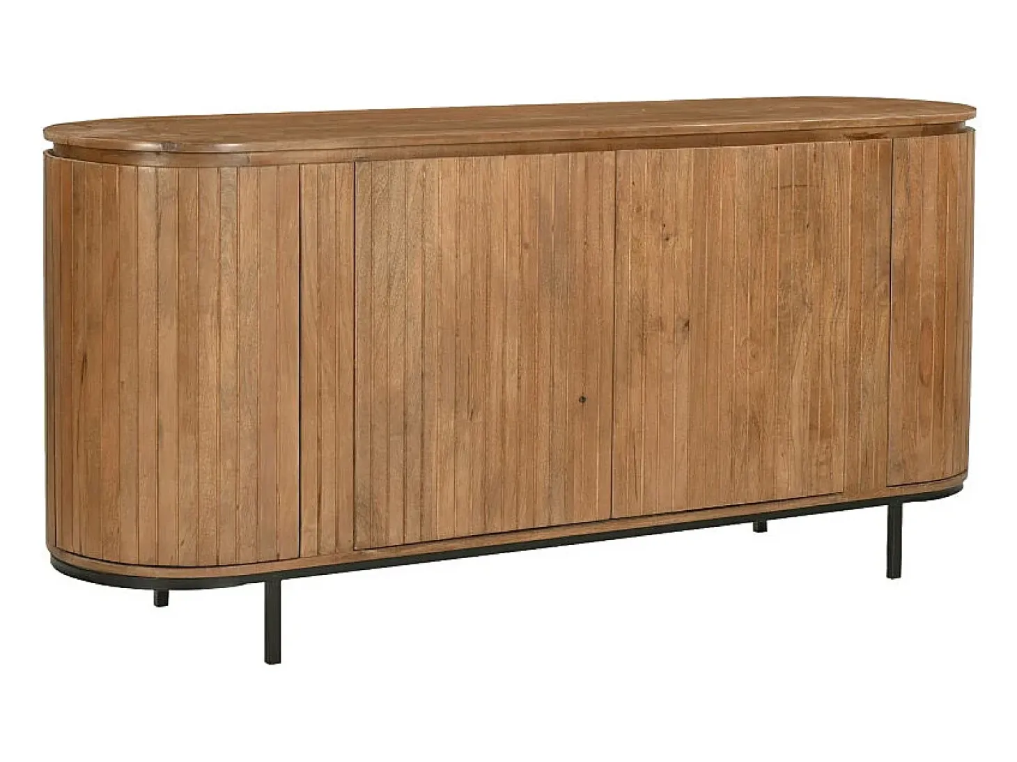 MENTON-Aparador de madera maciza de 180 cm