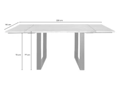 Mesa - Madera Madera - 140 x 90 cm - LORE