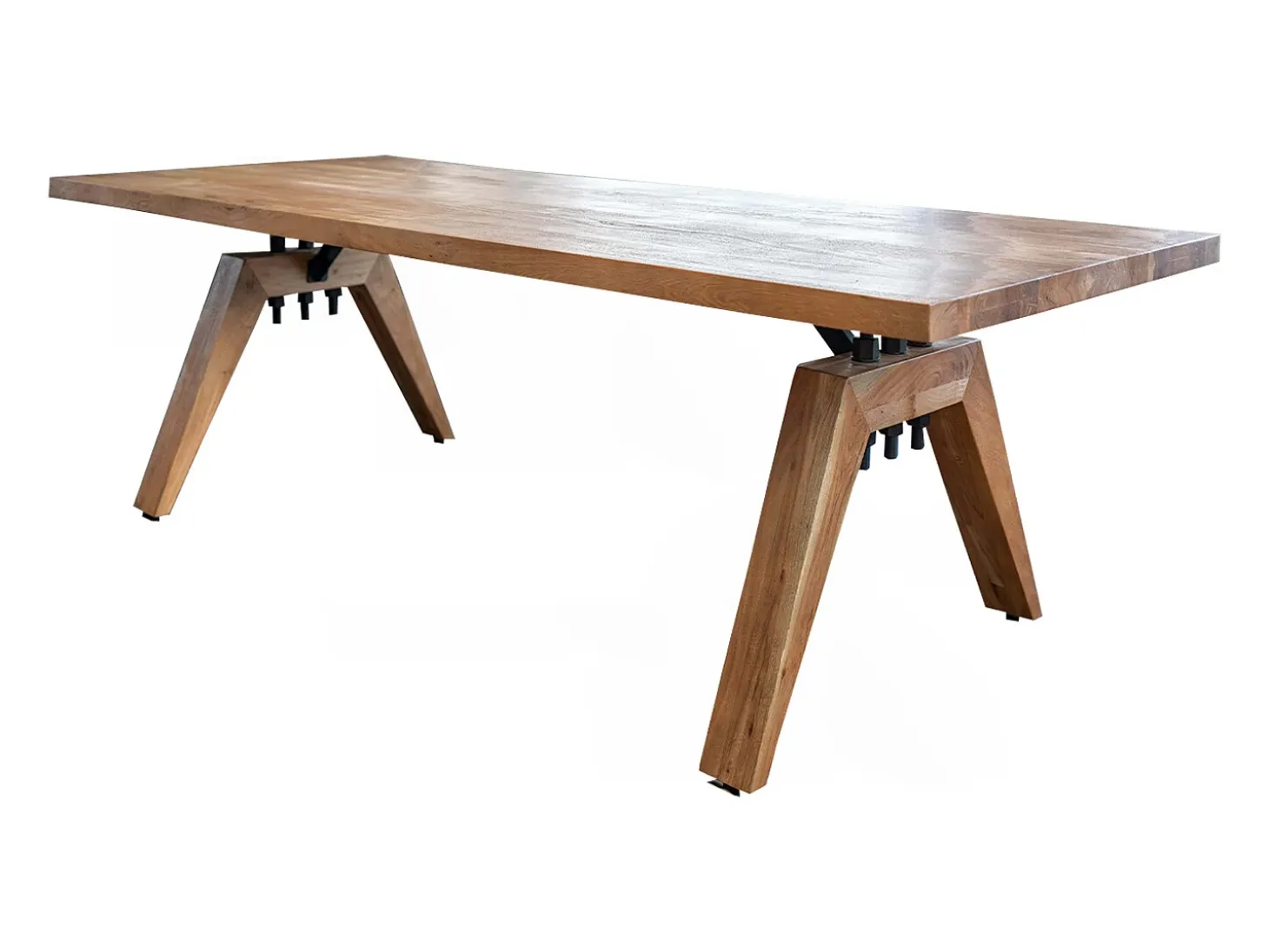 Mesa - marrón Madera - 280 x 100 cm - WOODY