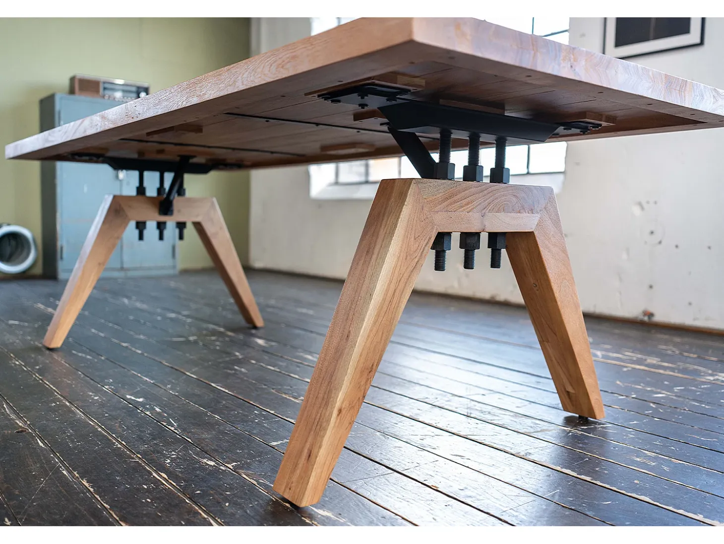 Mesa - marrón Madera - 280 x 100 cm - WOODY