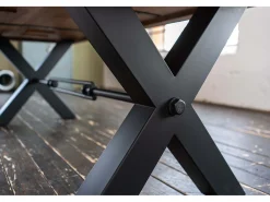 Mesa - marrón Madera - 220 x 100 cm - PALO