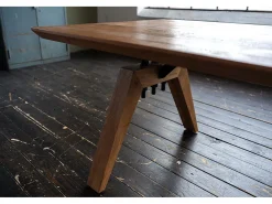 Mesa - marrón Madera - 220 x 100 cm - WOODY