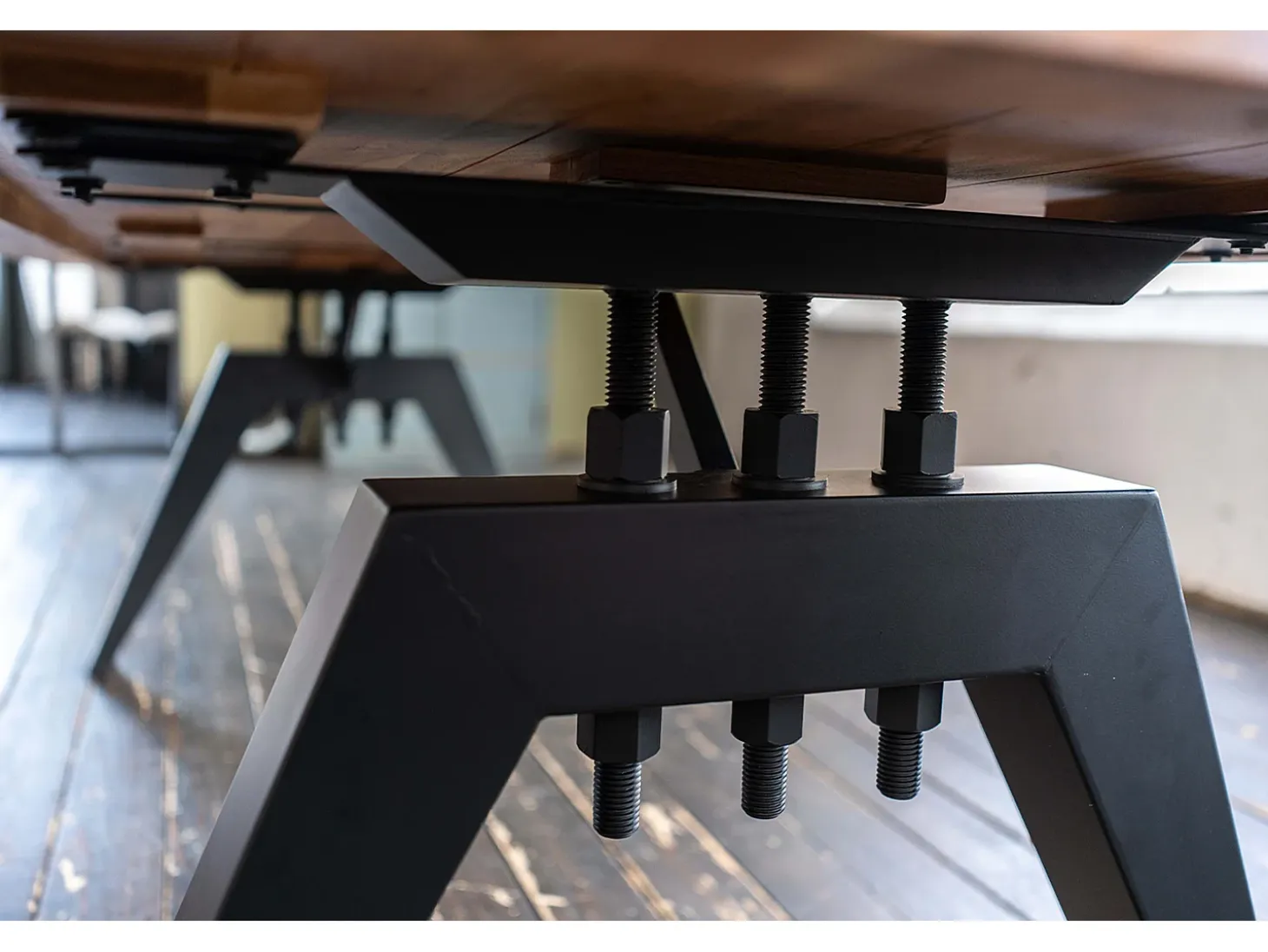 Mesa - marrón Madera - 240 x 100 cm - REY