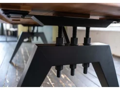 Mesa - marrón Madera - 220 x 100 cm - REY