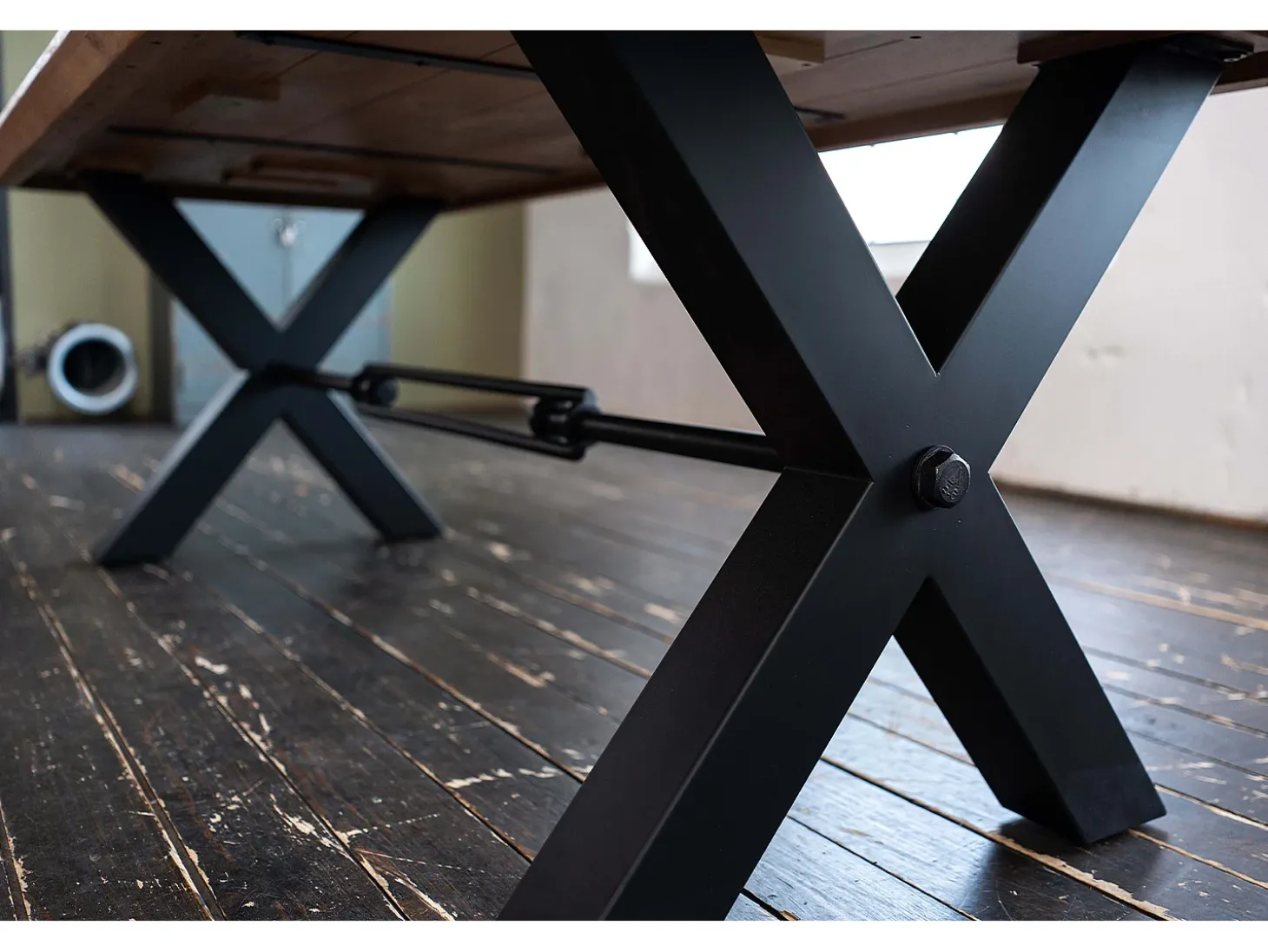 Mesa - marrón Madera - 300 x 100 cm - PALO