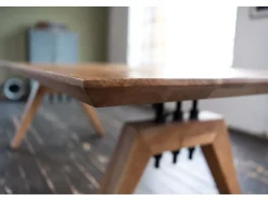 Mesa - marrón Madera - 300 x 100 cm - WOODY