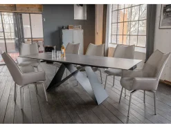 Mesa - Negro Cristal - 160 x 90 cm - BENNO