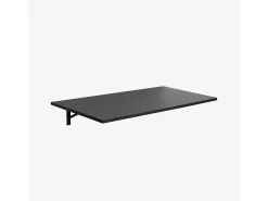 Mesa abatible de pared cocina escritorio plegable 120x60cm Jeremy - Negro
