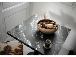 Mesa alta 60 x 60 cm - modelo Roma real en mármol