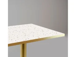 Mesa alta 60 x 60 cm Rome bistro terrazo