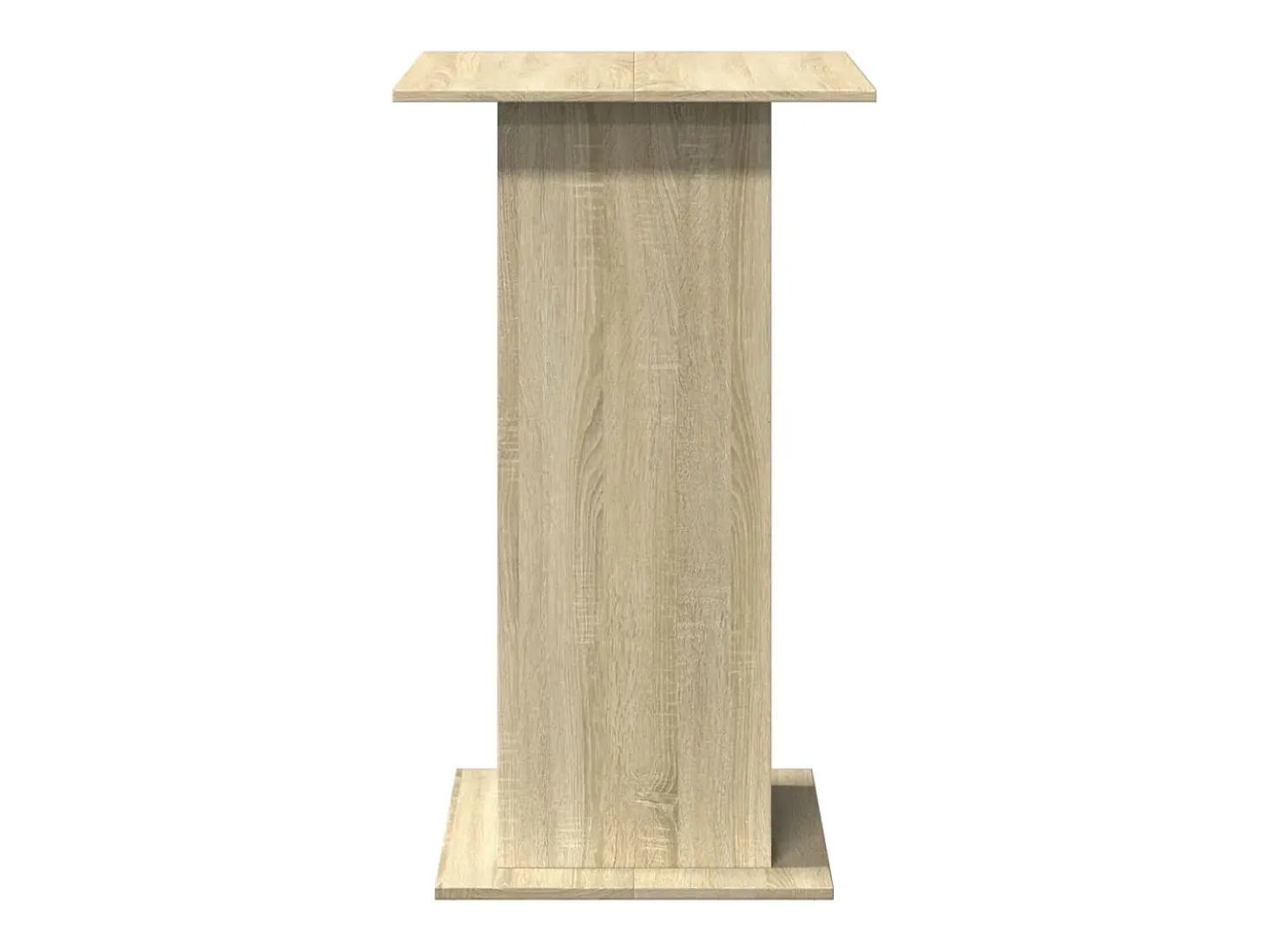 Mesa alta bar con almacenaje madera roble Sonoma 60x60x102 cm