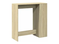 Mesa alta bar con estantes madera roble Sonoma 101x40x103,5 cm