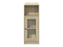 Mesa alta bar con estantes madera roble Sonoma 101x40x103,5 cm