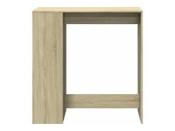 Mesa alta bar con estantes madera roble Sonoma 101x40x103,5 cm