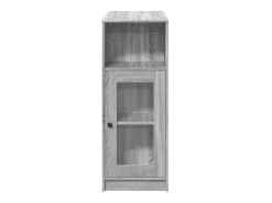 Mesa alta bar con estantes gris Sonoma 101x40x103,5 cm