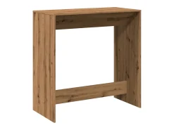 Mesa alta bar madera ingeniería roble artisian 102x50x103,5 cm