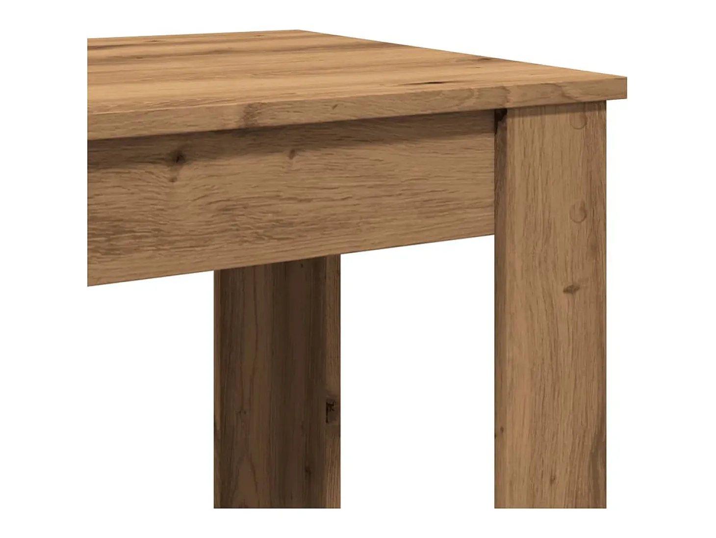 Mesa alta bar madera ingeniería roble artisian 102x50x103,5 cm