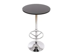 Mesa alta Bilbao Reposapiés, negro