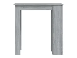 Mesa alta con estante gris Sonoma 102x50x103,5 cm