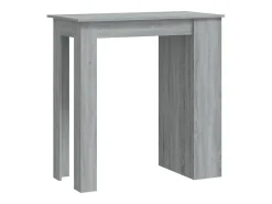 Mesa alta con estante gris Sonoma 102x50x103,5 cm