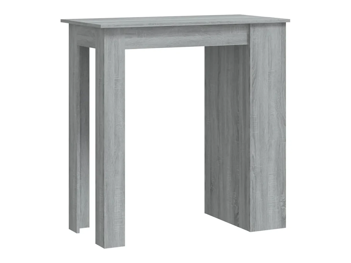 Mesa alta con estante gris Sonoma 102x50x103,5 cm