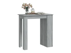 Mesa alta con estante gris Sonoma 102x50x103,5 cm