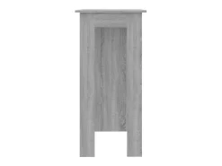 Mesa alta con estante gris Sonoma 102x50x103,5 cm