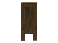 Mesa alta con estante roble ahumado 102x50x103,5 cm ES946550
