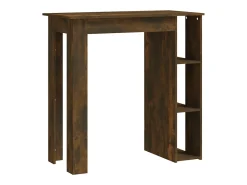 Mesa alta con estante roble ahumado 102x50x103,5 cm ES946550