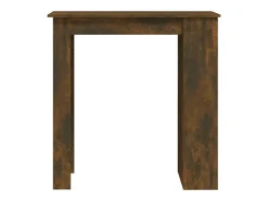 Mesa alta con estante roble ahumado 102x50x103,5 cm ES327208