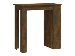 Mesa alta con estante roble ahumado 102x50x103,5 cm ES327208