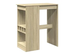 Mesa alta con estantes madera roble Sonoma 90x47,5x103,5 cm