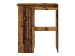 Mesa alta con estantes madera envejecida 90x47,5x103,5 cm