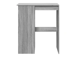 Mesa alta con estantes madera gris Sonoma 90x47,5x103,5 cm