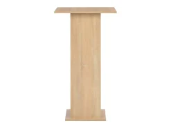 Mesa alta de bar color roble 60x60x110 cm ES734843