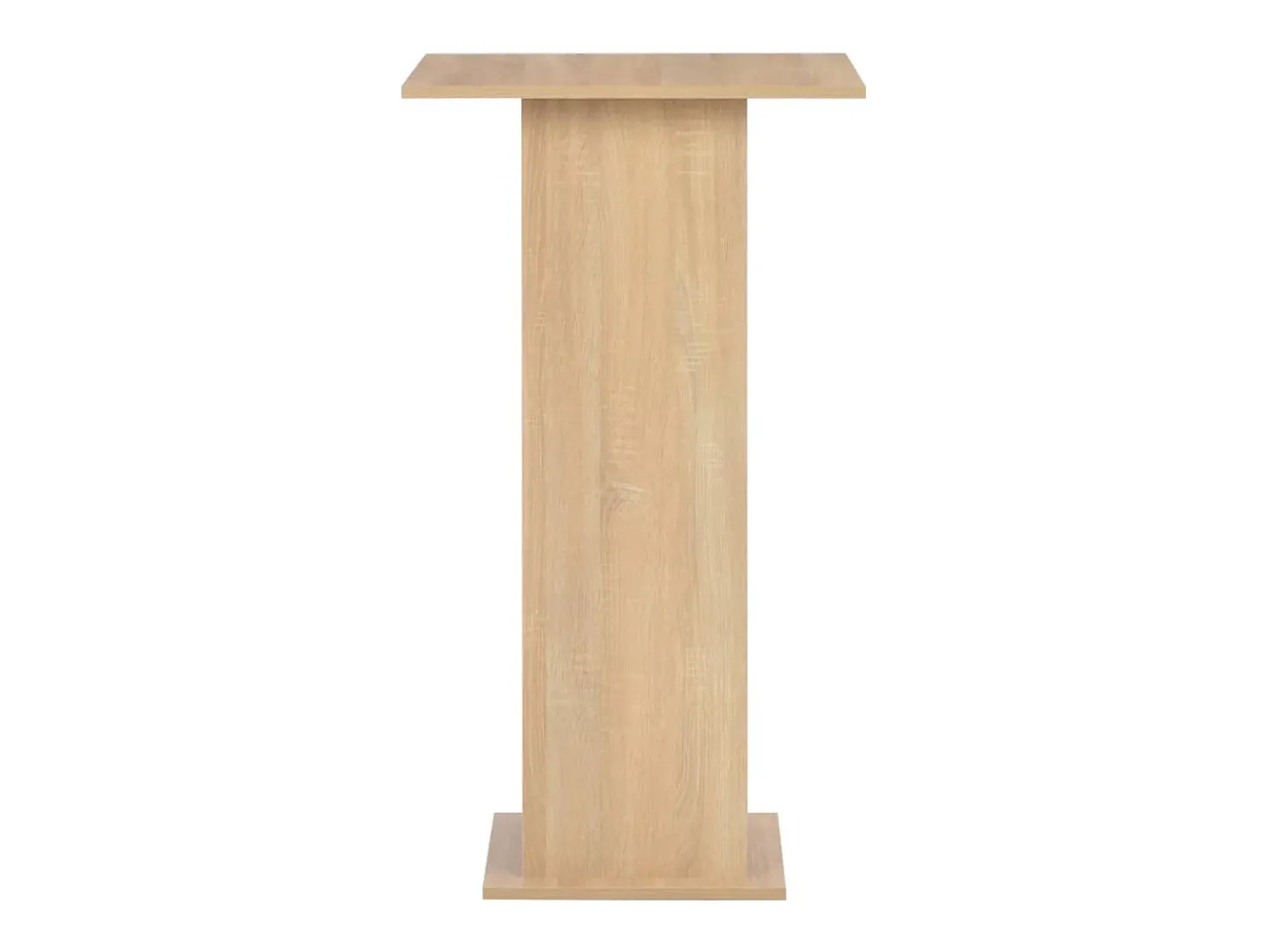 Mesa alta de bar color roble 60x60x110 cm ES734843