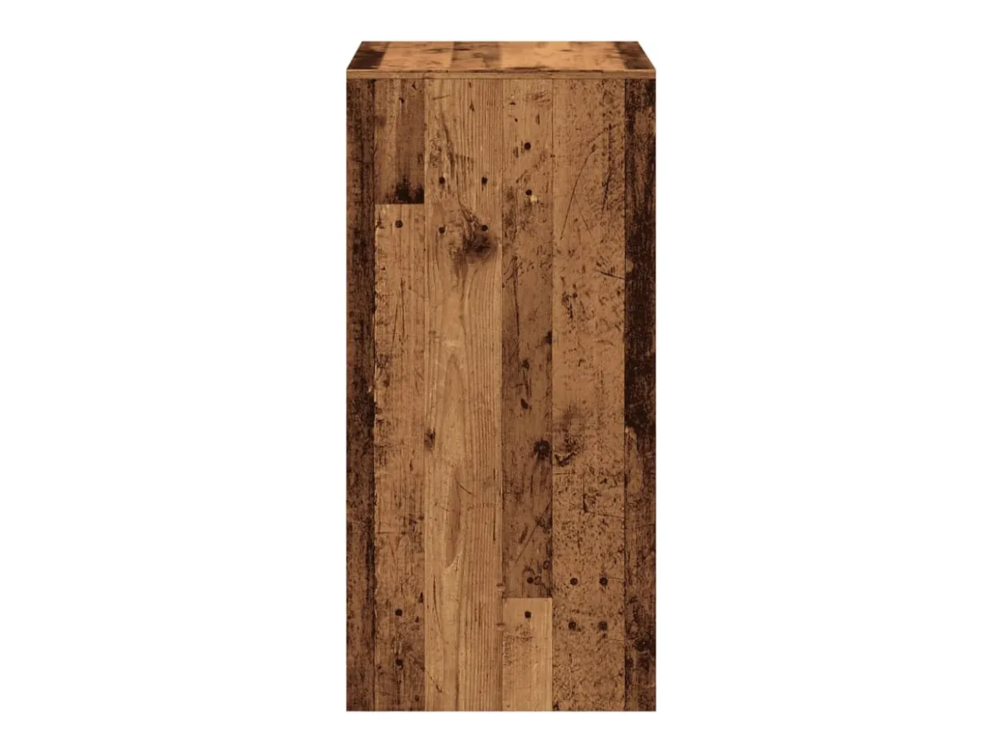 Mesa alta de bar madera de ingeniería envejecida 51x50x103,5 cm