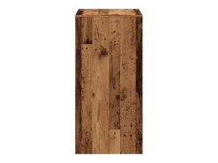 Mesa alta de bar madera de ingeniería envejecida 51x50x103,5 cm