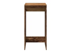 Mesa alta de bar madera de ingeniería envejecida 51x50x103,5 cm