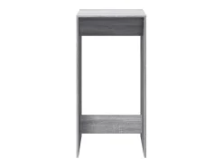 Mesa alta de bar madera ingeniería gris Sonoma 51x50x103,5 cm