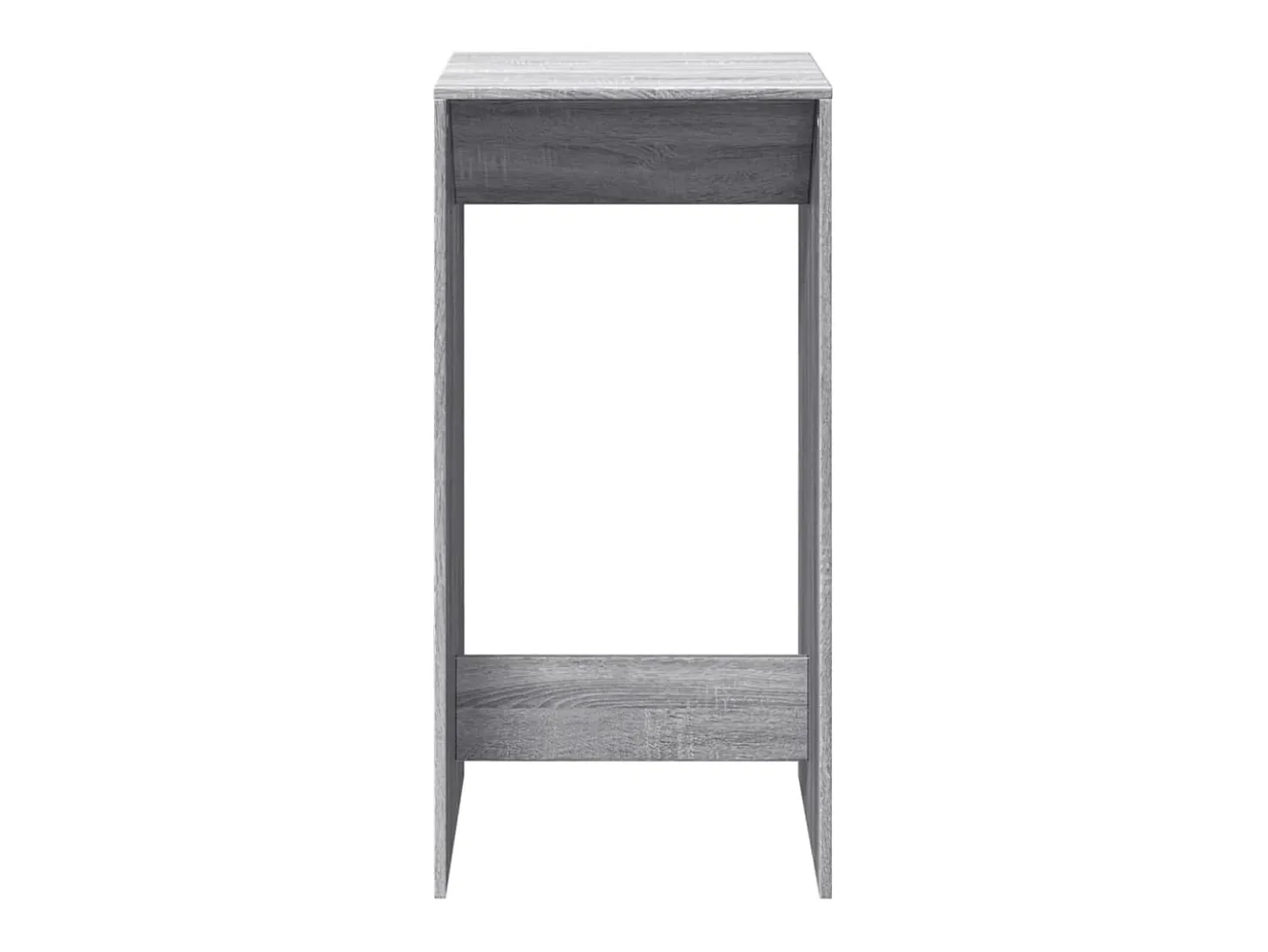Mesa alta de bar madera ingeniería gris Sonoma 51x50x103,5 cm