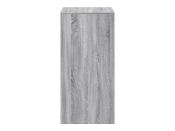 Mesa alta de bar madera ingeniería gris Sonoma 51x50x103,5 cm