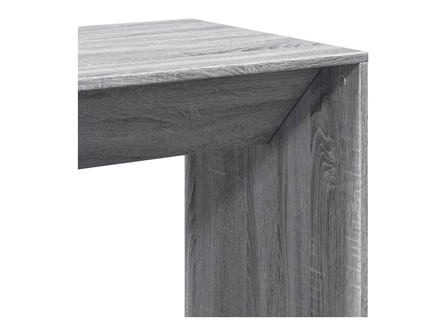 Mesa alta de bar madera ingeniería gris Sonoma 51x50x103,5 cm