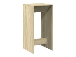 Mesa alta de bar madera ingeniería roble Sonoma 51x50x103,5 cm