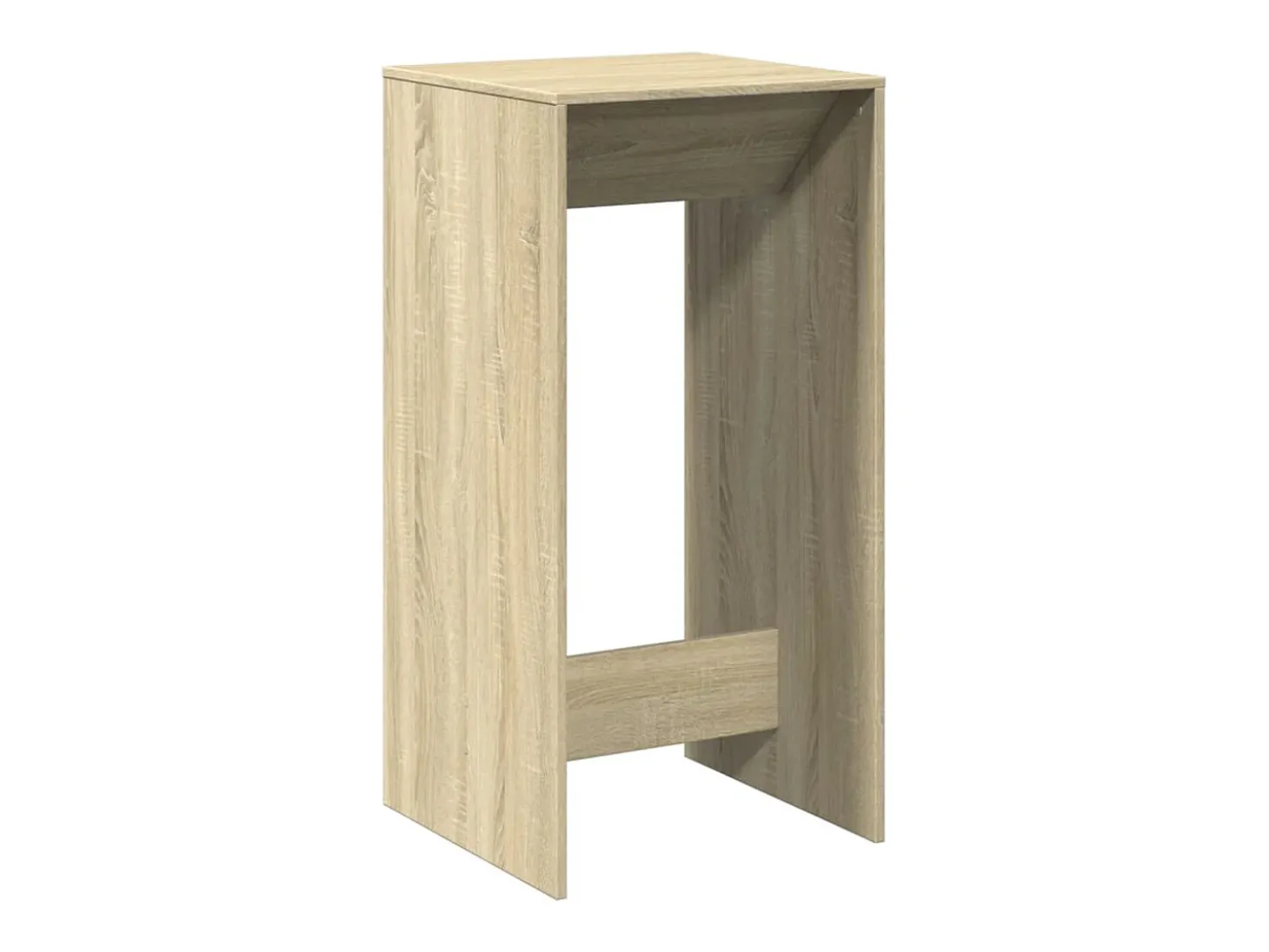 Mesa alta de bar madera ingeniería roble Sonoma 51x50x103,5 cm