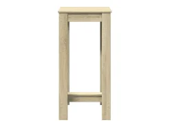 Mesa alta de bar madera ingeniería roble Sonoma 51x50x103,5 cm
