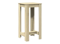 Mesa alta de bar madera ingeniería roble Sonoma 51x50x103,5 cm