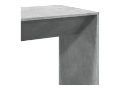 Mesa alta de bar madera ingeniería gris hormigón 102x50x103,5cm