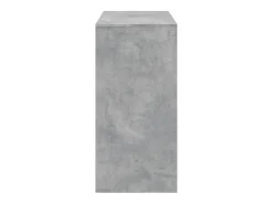 Mesa alta de bar madera ingeniería gris hormigón 102x50x103,5cm