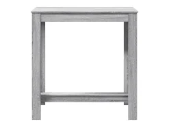 Mesa alta de bar madera ingeniería gris Sonoma 102x50x103,5 cm